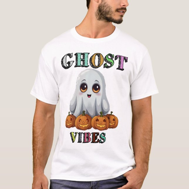 Camiseta vibrações fantasma (Frente)