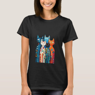 Camiseta Vibrações Felinas - Amante de Gatos Fofos