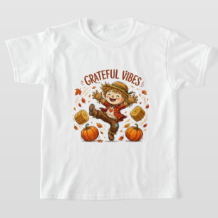 Camiseta Vibrações Gratas Espantalho Outono