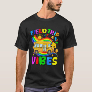 Camiseta Vibrações Groovy Excursão Dia de Campo Estudante M