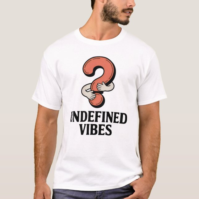 Camiseta Vibrações Indefinidas | Ambiguidade Emocional com  (Frente)