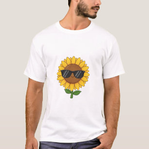Camiseta Vibrações Legais de Girassol