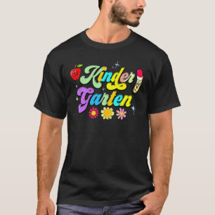 Camiseta Vibrações Legais de Jardim de Infância Retro Chá d