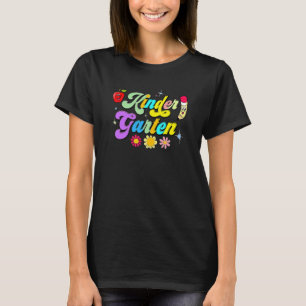 Camiseta Vibrações Legais de Jardim de Infância Retro Chá d