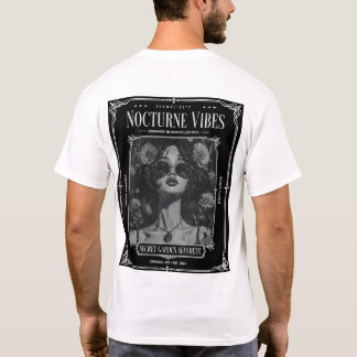 Camiseta Vibrações Noturnas Jardim Secreto