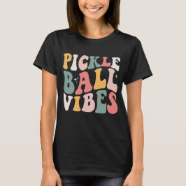 Camiseta Vibrações Onduladas de Pickleball
