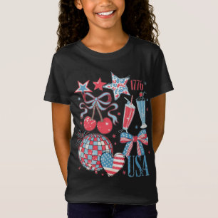 Camiseta Vibrações Patrióticas de Verão