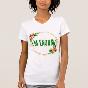 Camiseta vibrações positivas para a aceitação da vida e aut