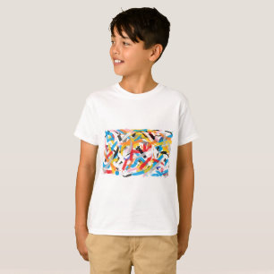 Camiseta Vibrações Positivas Salpico de cor