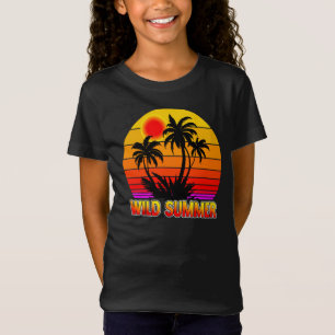 Camiseta Vibrações Selvagens de Verão Retrô-62827