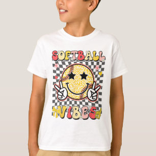 Camiseta Vibrações Suaves Retro Leopardo Xadrez Dia de Jogo