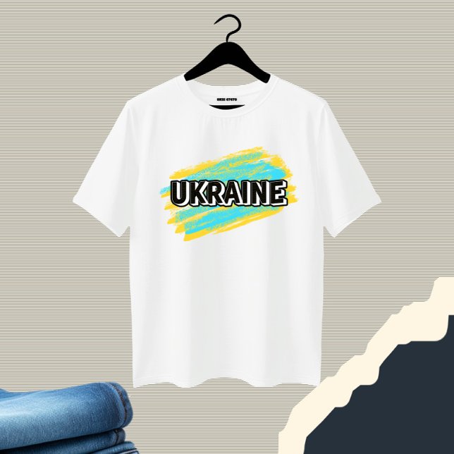 Camiseta Vibrações ucranianas (Criador carregado)