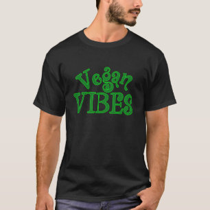 Camiseta Vibrações Veganas Estilo de Vida à Base de Plantas