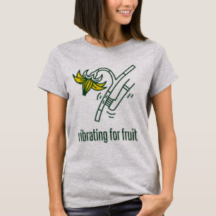 Camiseta Vibrando para Fruta Piada de Jardinagem Interna de