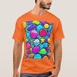 Camiseta Vibrant Abstrato Candyland