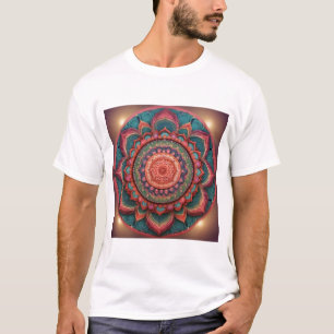 Camiseta Vibrant Color Mandala