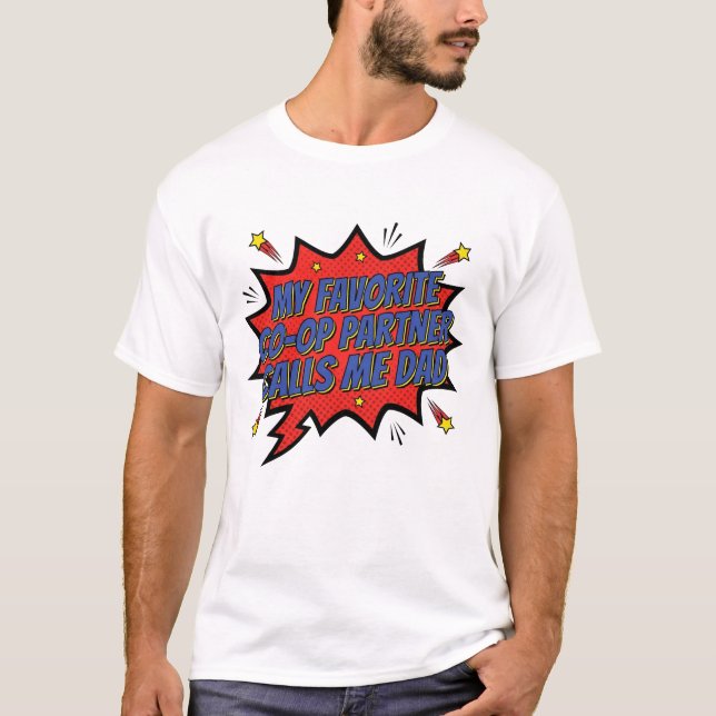 Camiseta Vibrant Comic Pop Art (Frente)