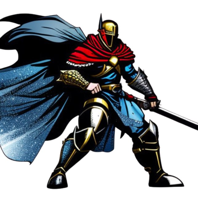 Camiseta  Vibrant Knight (Criador carregado)