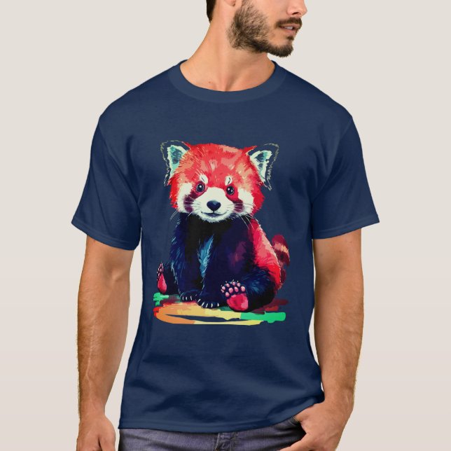 Camiseta Vibrant Panda Design (Frente)