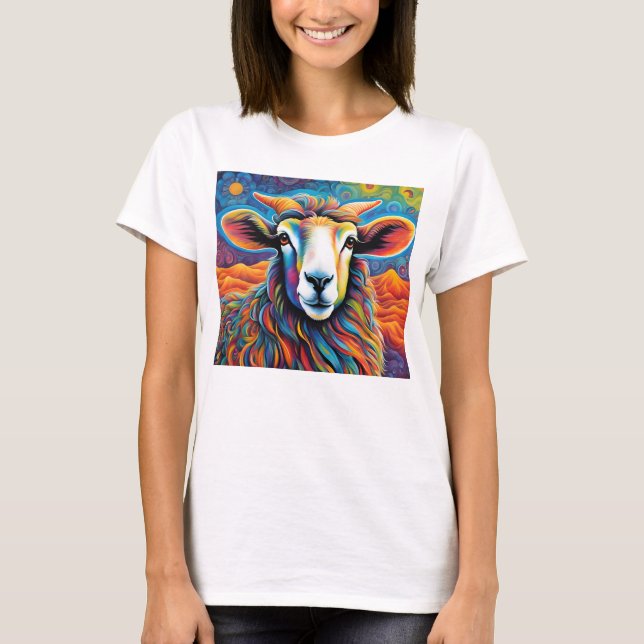 Camiseta Vibrant Sheep Tee (Frente)