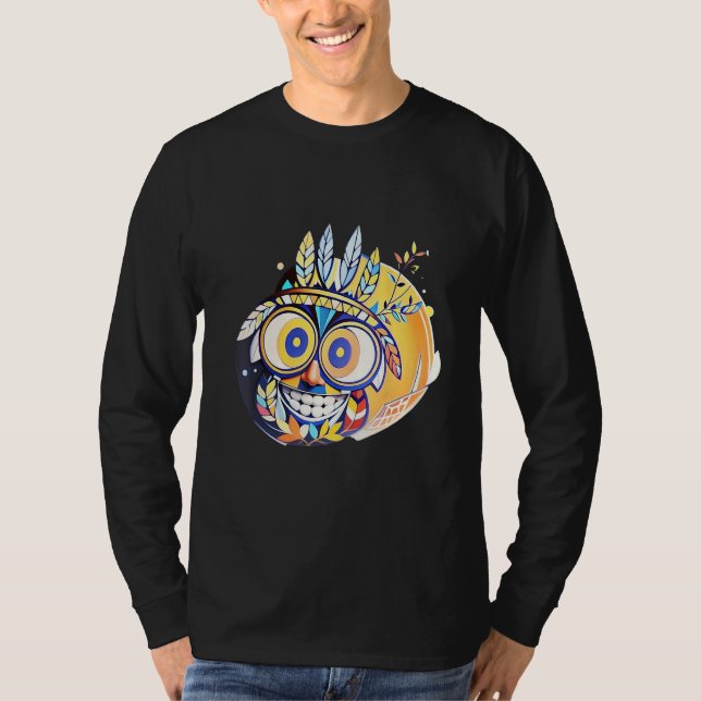 Camiseta Vibrant smiles  colourful and expressive garment (Frente)