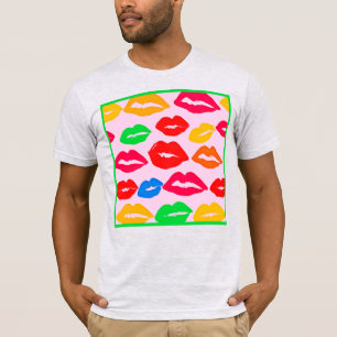 Camiseta Vibrante Batizado por Padrão de Cores