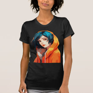 Camiseta Vibrante Beleza de Anime