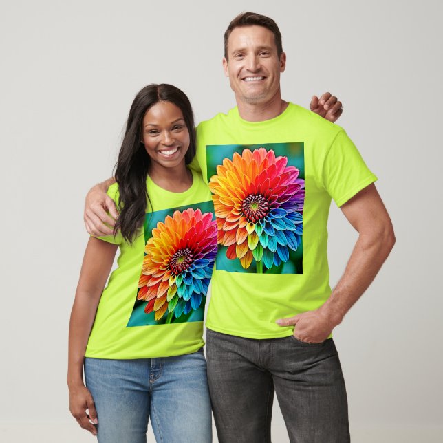 Camiseta Vibrante Bloom de Esperança e Joy Design (Unissex)