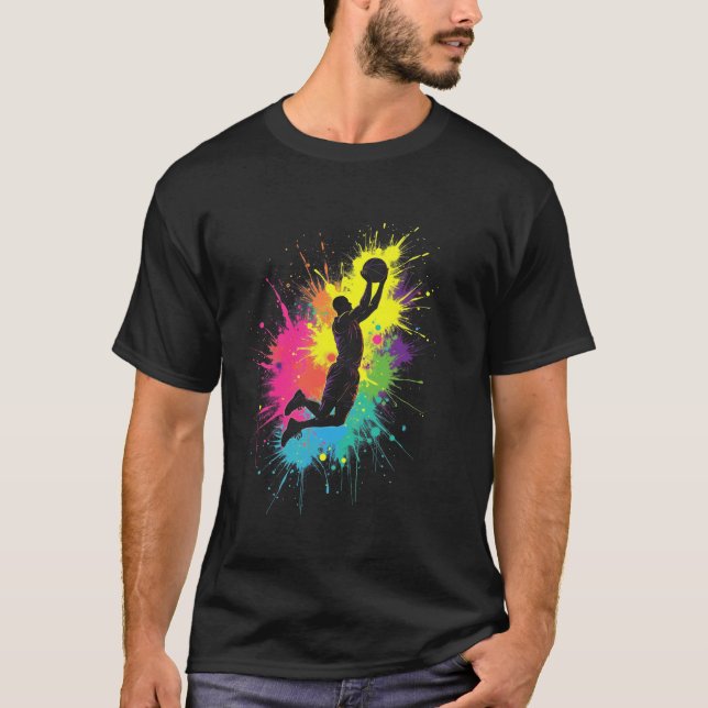 Camiseta Vibrante de basquete (Frente)