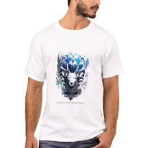 Camiseta Vibrante de Veado com Arte em Cor de Fili