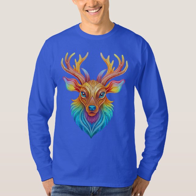 Camiseta Vibrante Deer Head (Frente)