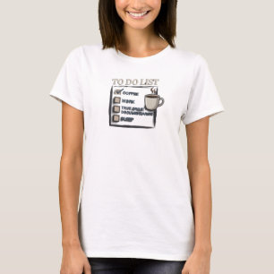 Camiseta Vibrante Design de Arte CAFÉ TRABALHO CRIME VERDAD