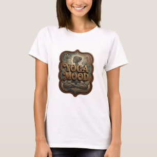 Camiseta Vibrante Dourada YOGA MOOD