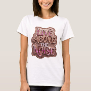 Camiseta Vibrante Ouro LIVE ABOVE THE NOISE Statem
