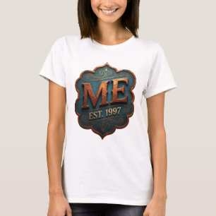 Camiseta Vibrante Ouro ME EST 1997 Citação Design