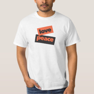 Camiseta Vibrante, ousado, simples, design urbano de Amor P