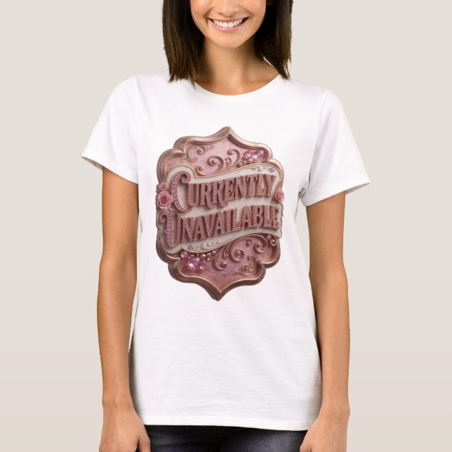Camiseta Vibrante Rosa Indisponível no Momento (Frente)