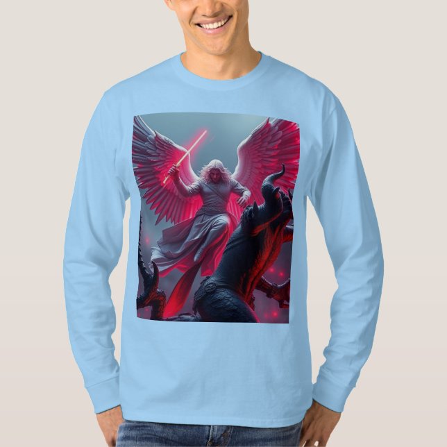 Camiseta Vibrante Rua Michael Archangel Long Sleeve Men's T (Frente)