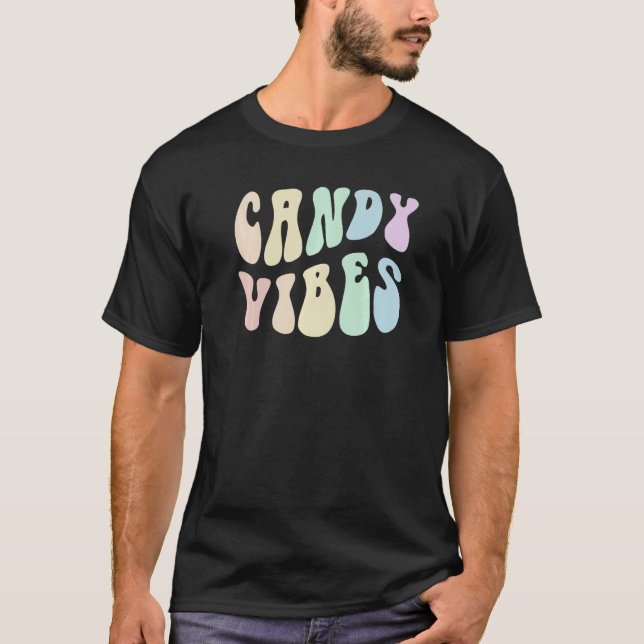 Camiseta VÍBULOS CANDY Halloween Segurança - Trick Trek Tra (Frente)