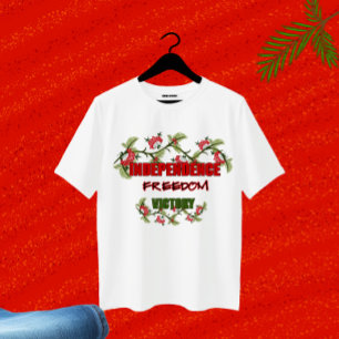 Camiseta Viburnum ramifica com design de texto