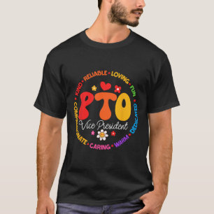 Camiseta Vice-presidente do PTO de volta às compras escolar