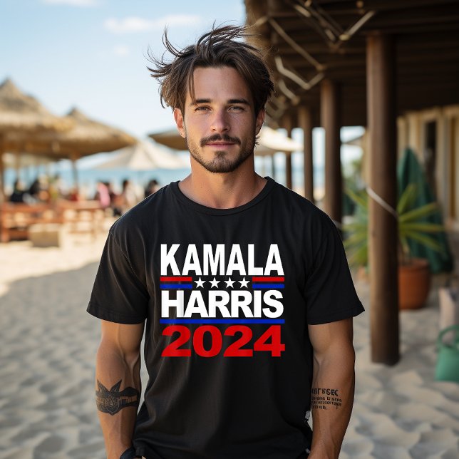 Camiseta Vice-Presidente Kamala Harris 2024 Para Presidente (Criador carregado)