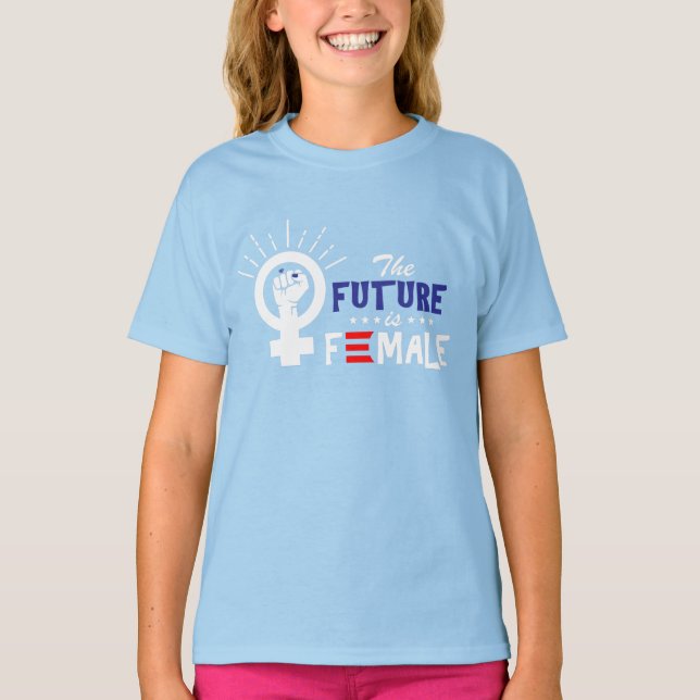 Camiseta Vice-Presidente Kamala Harris Futuro é Mulher (Frente)