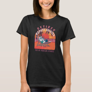 Camiseta Vice-xerife Vintage aposentado