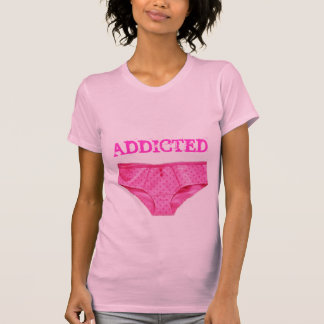 Camiseta VICIADO COR-DE-ROSA do PANTY (senhoras Twofer