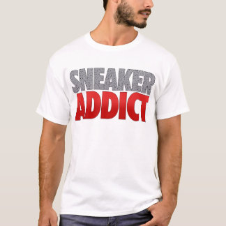 Camiseta Viciado da sapatilha salpicado