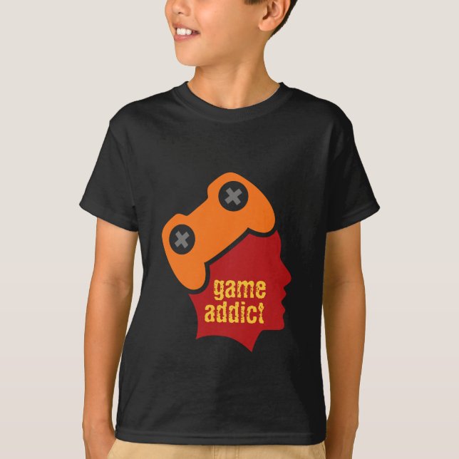 Camiseta Viciado do jogo (Frente)