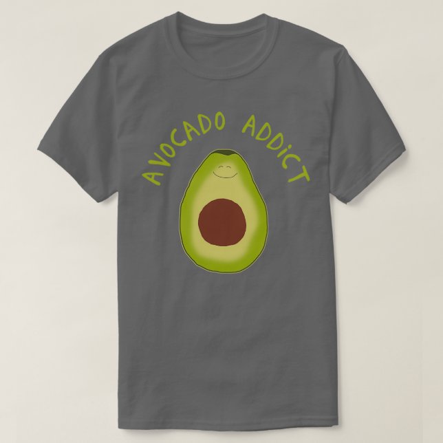 Camiseta Viciado em Avocado 1 (Frente do Design)