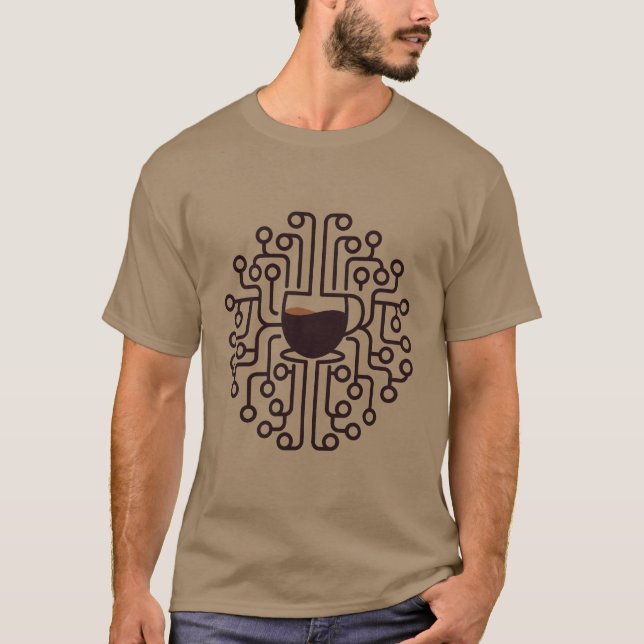 Camiseta Viciado em café (Frente)