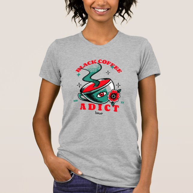 Camiseta Viciado em Café (Frente)